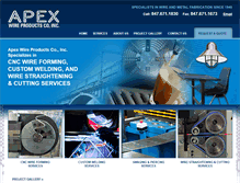 Tablet Screenshot of apexwireproducts.com